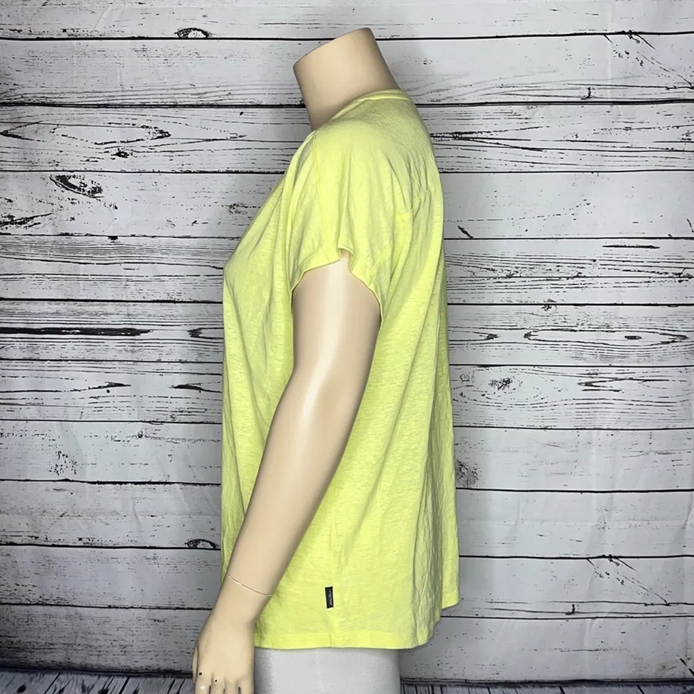 Eddie Bauer NWT Size XXL Neon Lime Green Henley Knit Top Shirt - Image 2