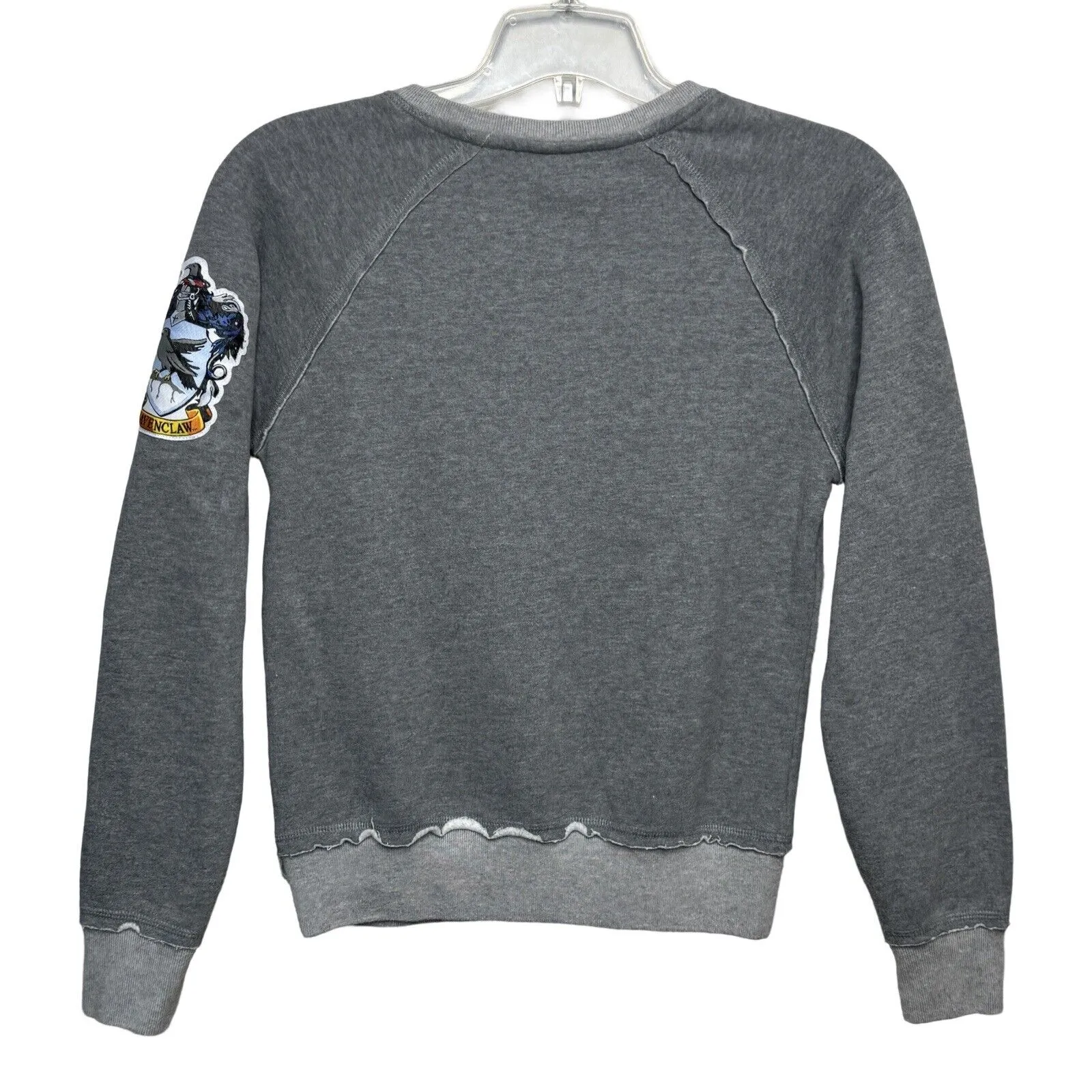 Harry Potter Shirt Womens XS Gray Ravenclaw Sweatshirt Wizarding World Universal - Image 2