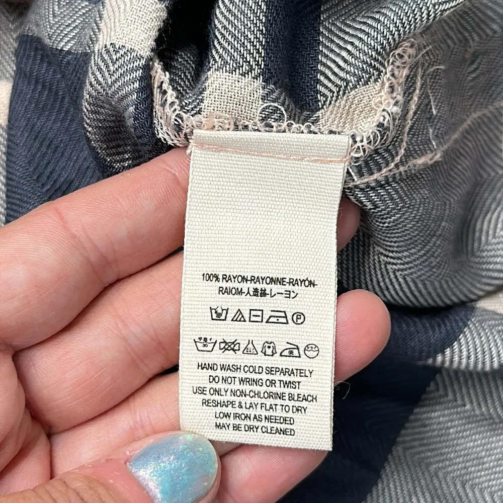 Free People: Oversized Plaid Flannel - Image 5