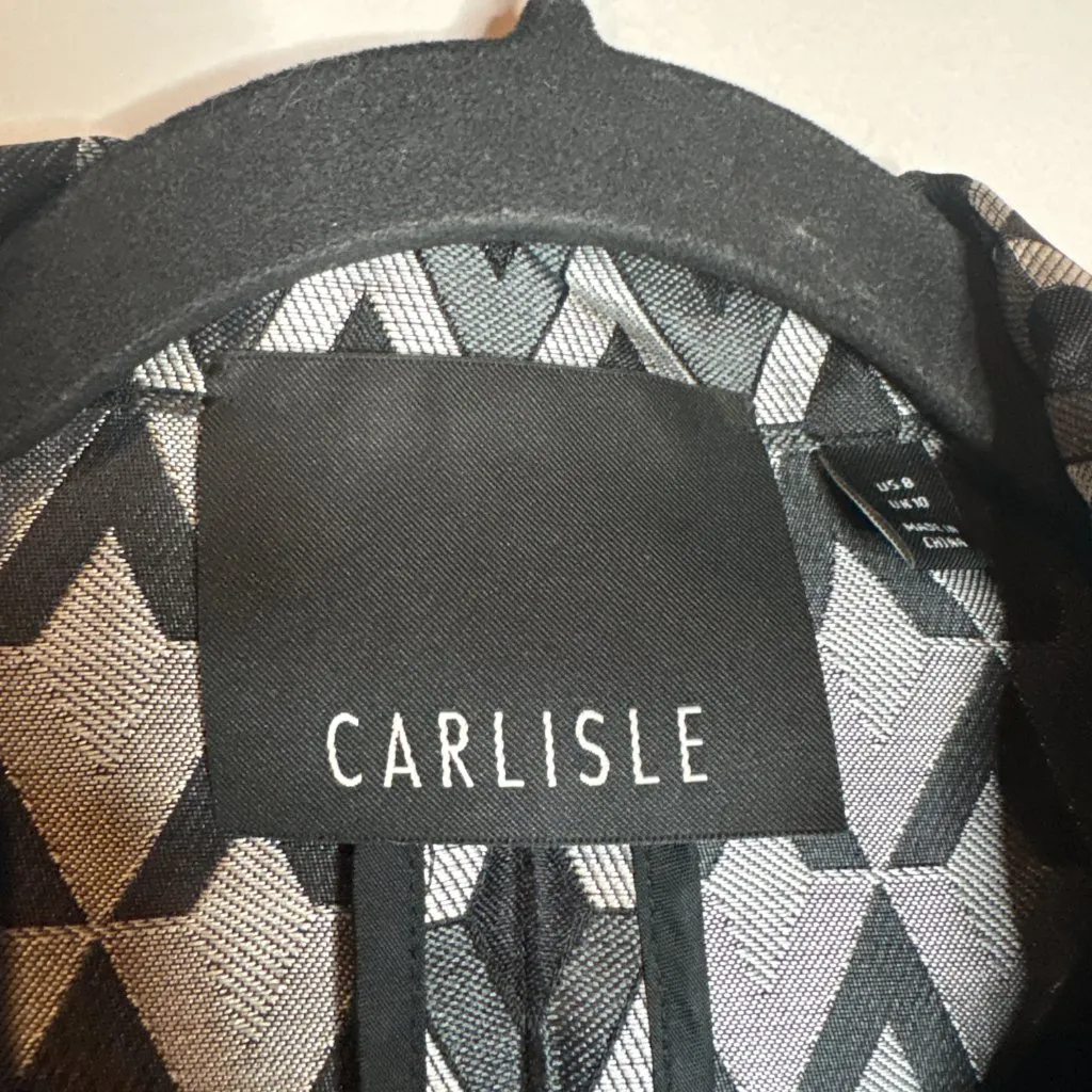 Carlisle metallic geometric patterned blazer jacket - Image 3