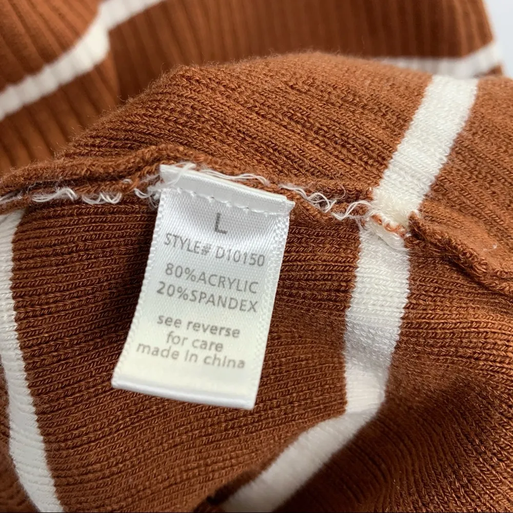 Active USA Ribbed Striped Bodycon Dress - Image 5