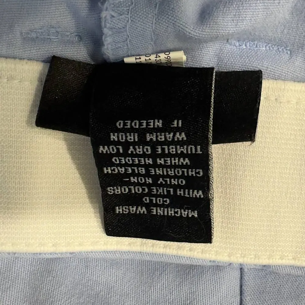 Lane Bryant Periwinkle Ruffle Side Cropped Pants Women's Plus Size 28 - Image 4