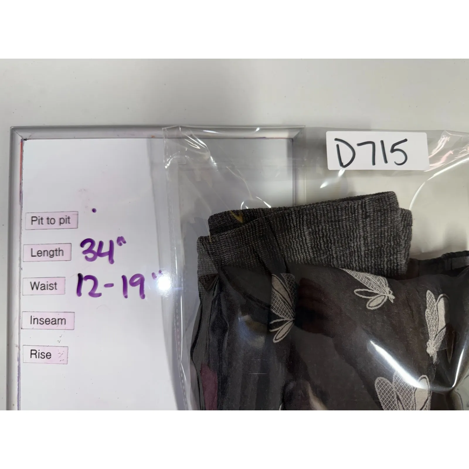 Anthropologie Lapis Maxi Skirt/Dress Boho‎ Gray Smocked Fairy Grunge Whimsigoth Size undefined - Image 6