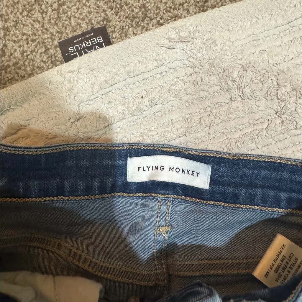 Flying Monkey Classic Blue Denim Shorts - Image 2