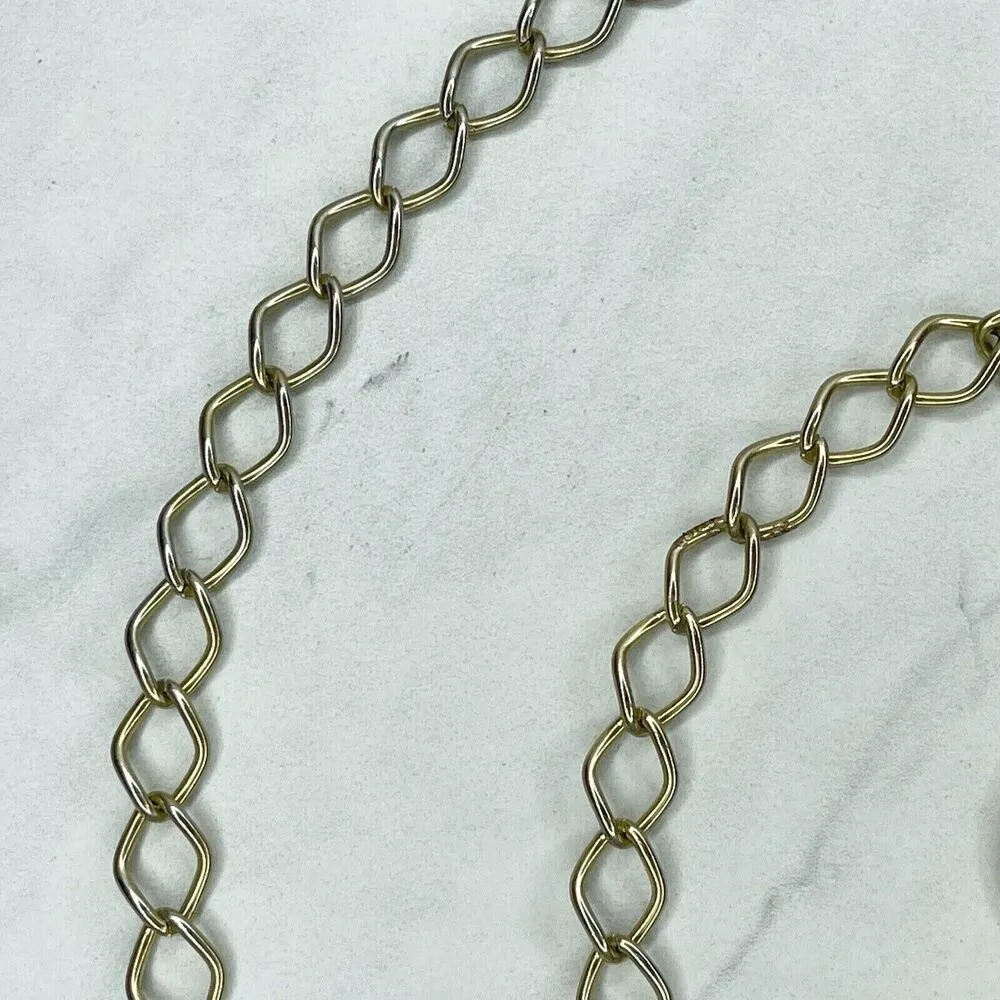 George Washington Coin Charm Chain Link Belt Size Small S Medium M Gold - Image 5
