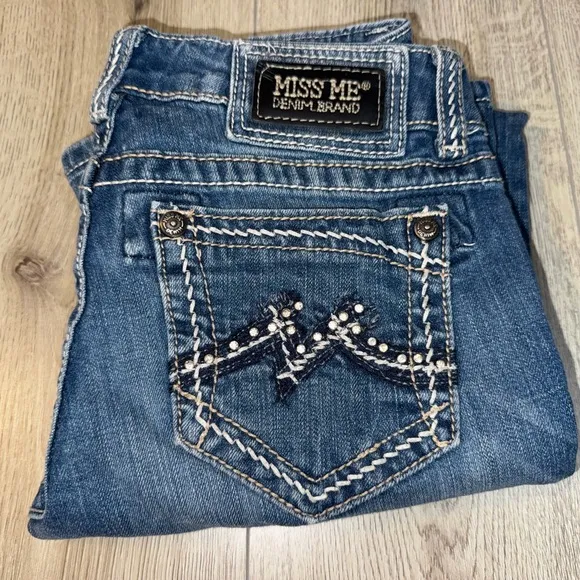 Miss Me bootcut boot Women's Blue Jeans denim - Image 2