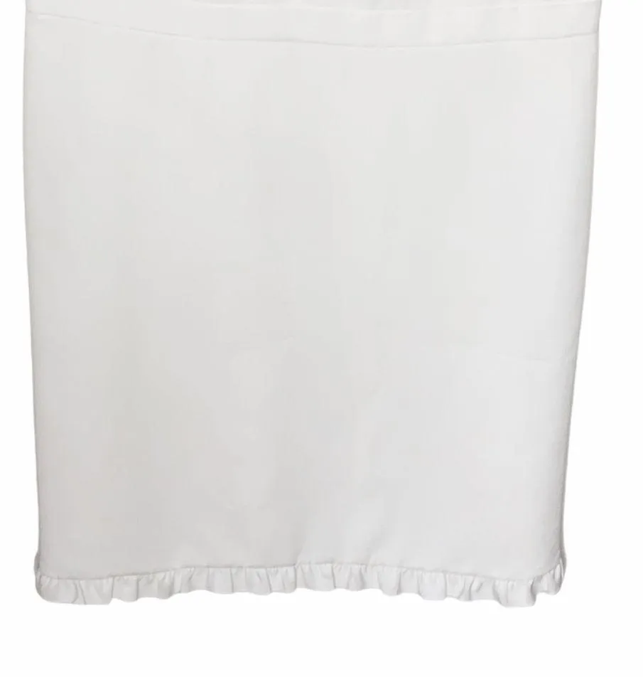 Gal meets glam white Emma ruffled mini dress sz 16 - Image 8