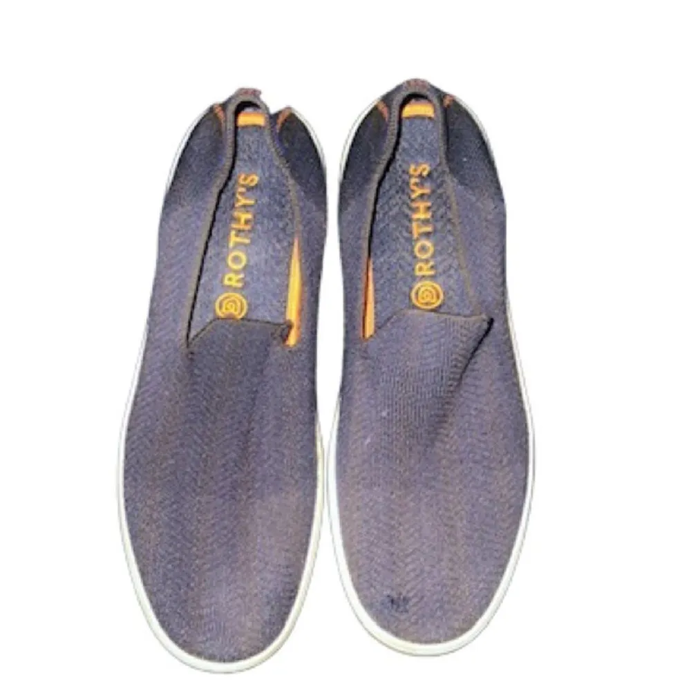 Rothy's Women’s The Merino Collection Sneakers in Navy Herringbone Size 9.5 - Image 2