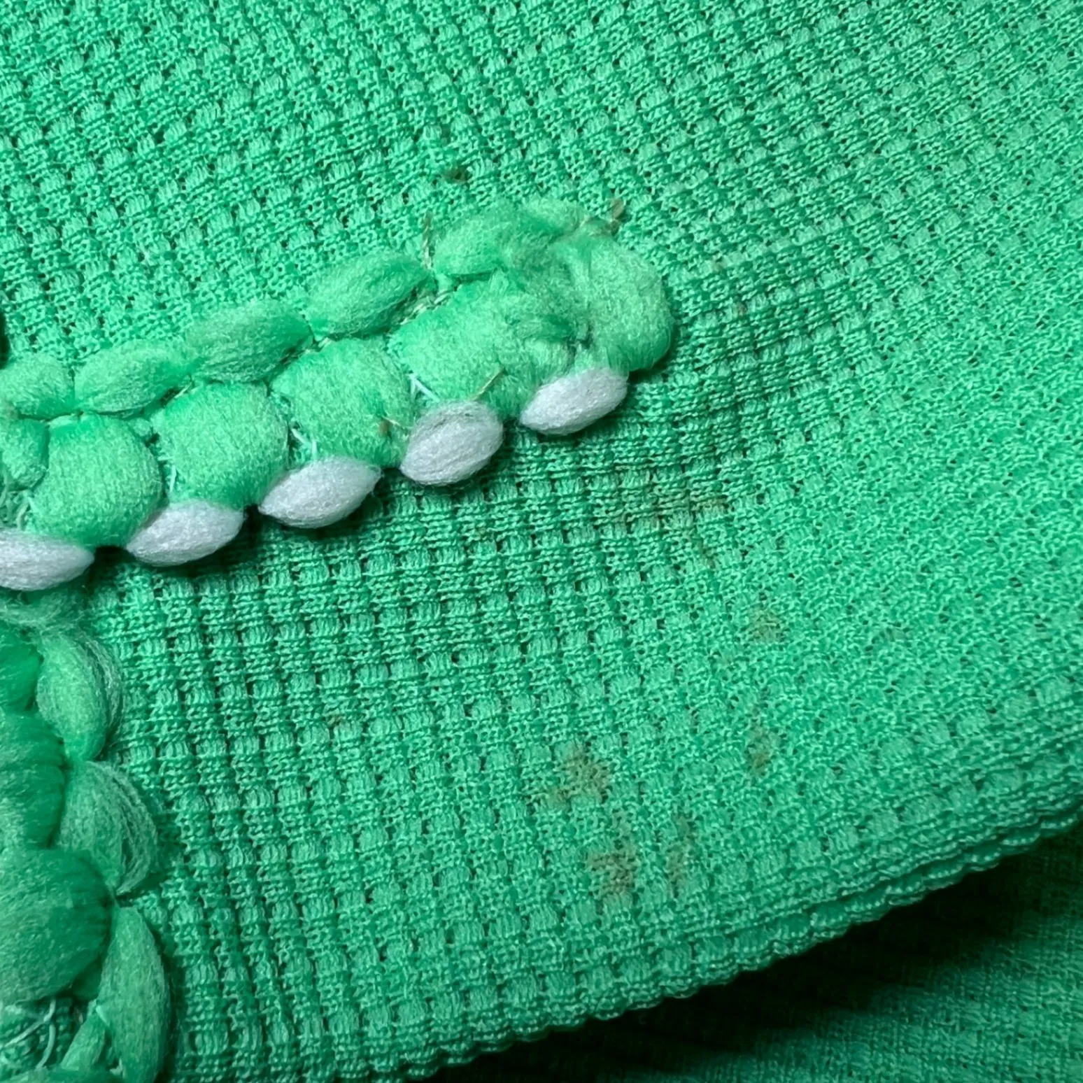 Butte Knit Buttelene Vintage Blazer Cardigan Womens Medium Green Textured Open - Image 12