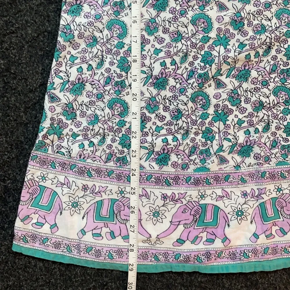 Fashion Fuse Cotton Elephant Top Sz M - Image 7