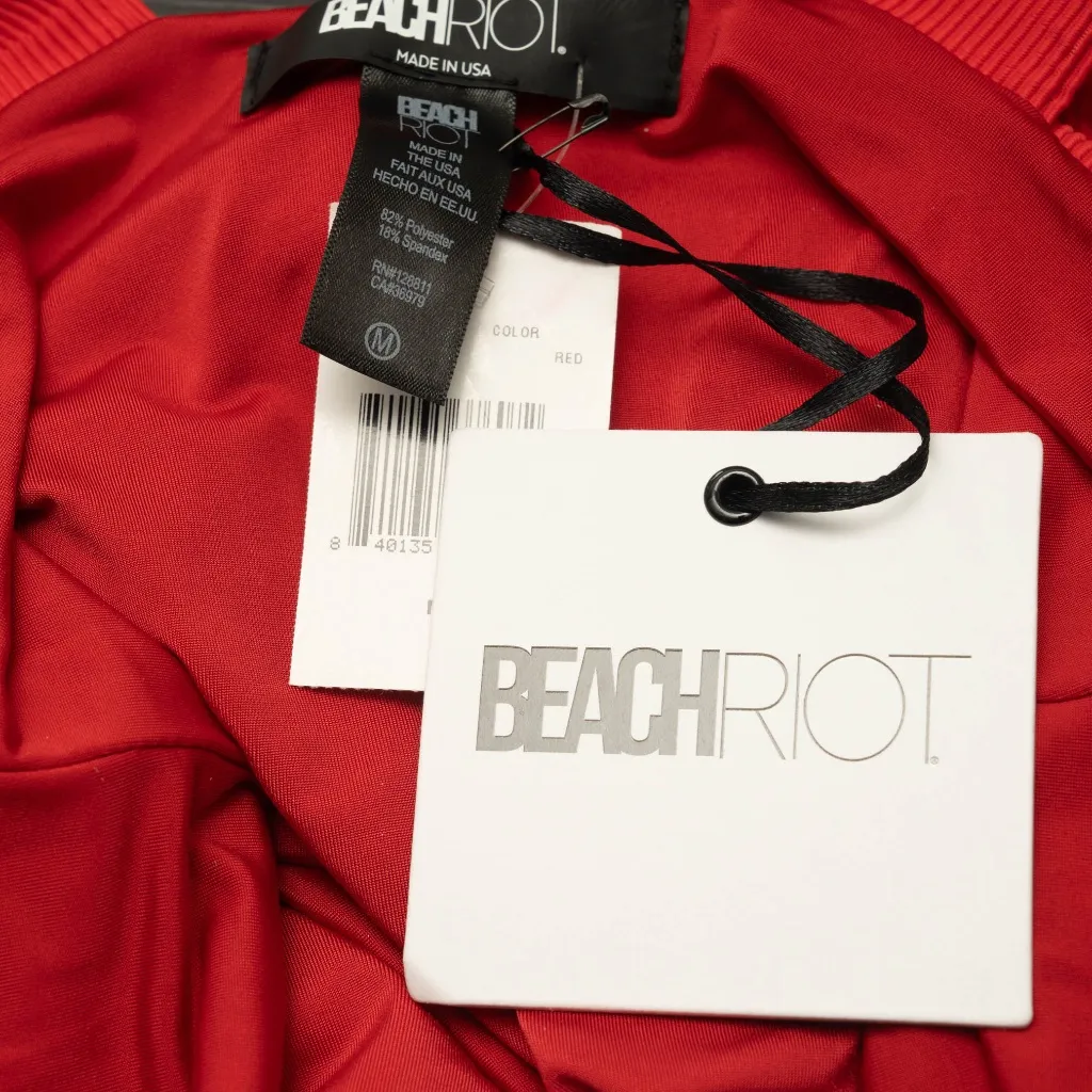 Beach Riot. One piece shoulder bow swimsuit. - Image 4