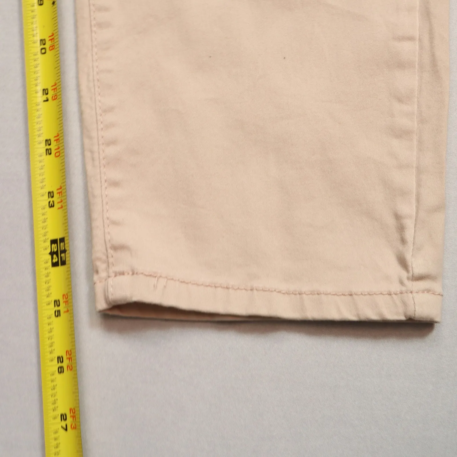 Buffalo David Bitton Pink Mid Rise Stretch Skinny Ankle Grazer Cotton Pant 12/32 - Image 10