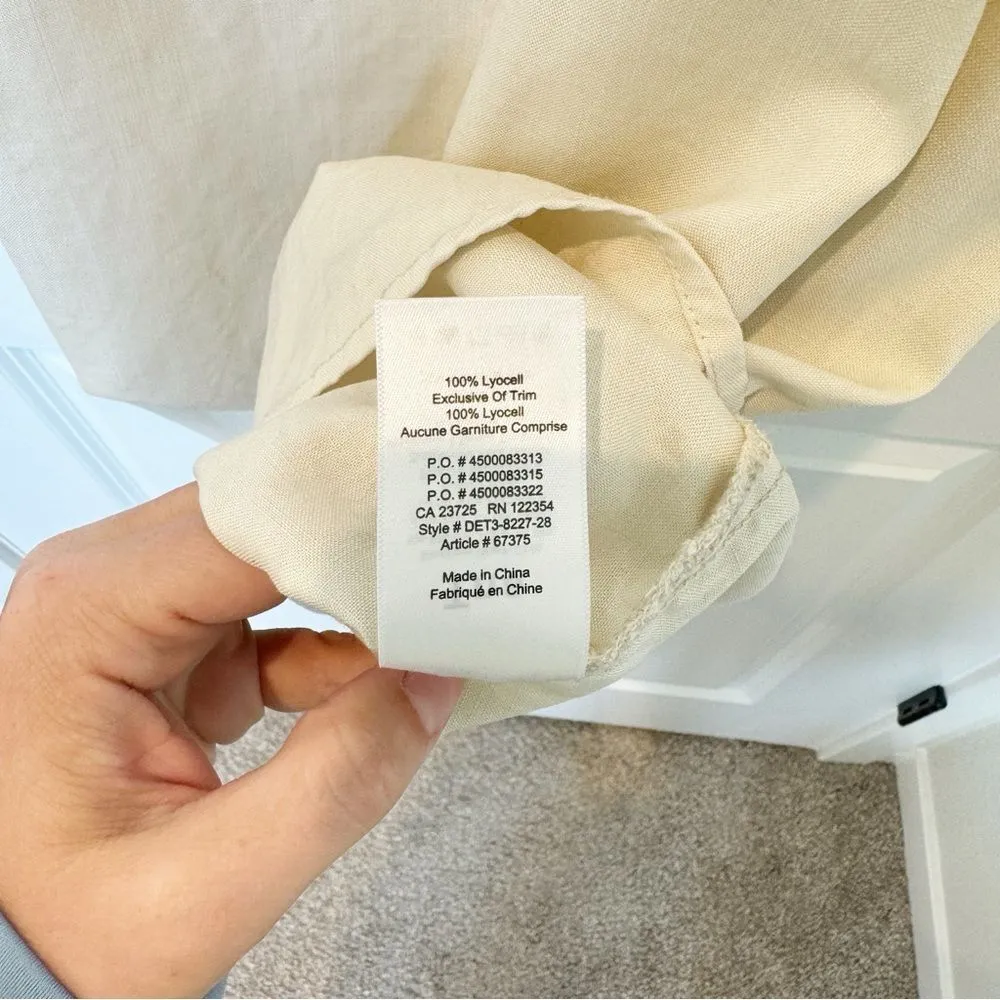 TNA Cream Spaghetti Strap Dress White - Image 5