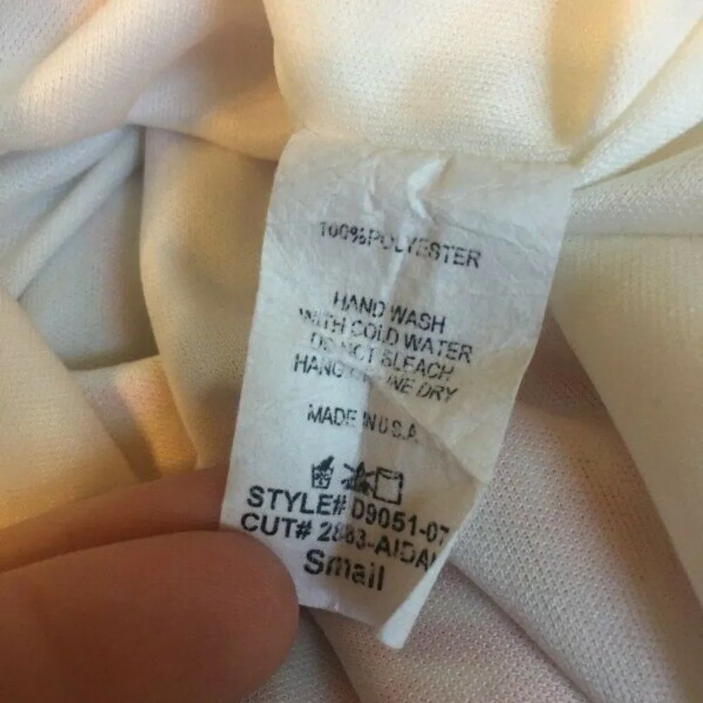 Peach love cream small orange dress - Image 3