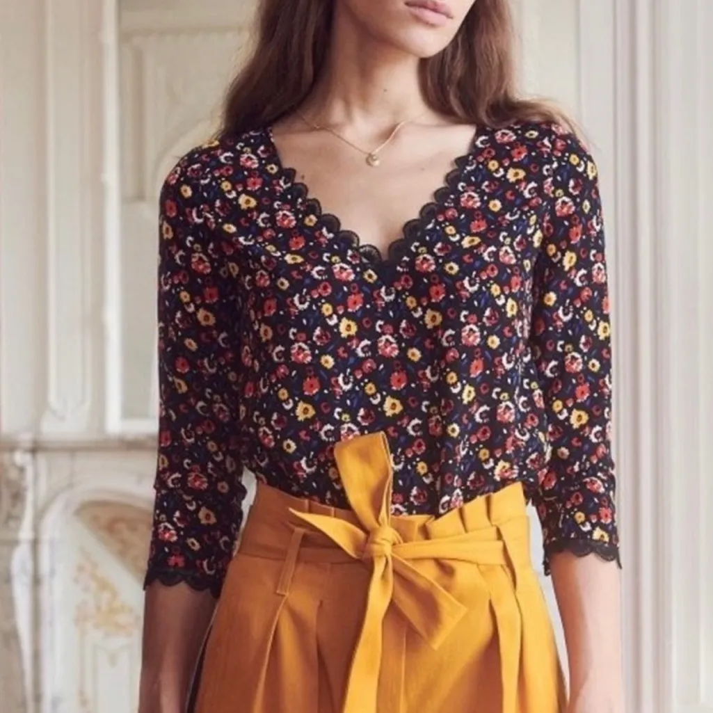 Sèzane Marina Floral Blouse - Image 2