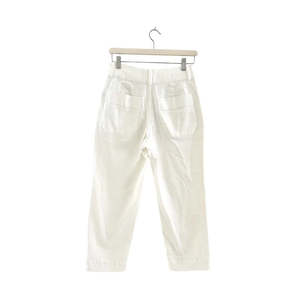 Everlane The Organic Straight-Leg Pant in Bone 8 NWT - Image 5