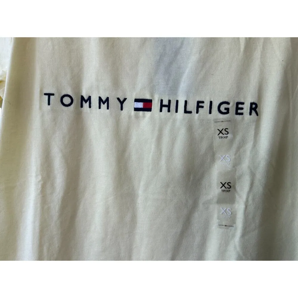 Tommy Hilfiger Yellow Crewneck Short Sleeve T-Shirt Women's Size XS New - Image 4