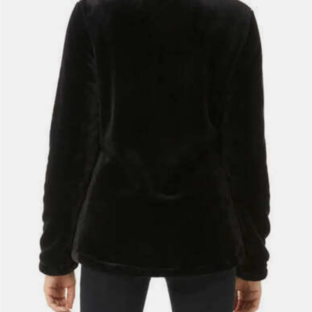 32 degrees black faux fur jacket L - Image 4