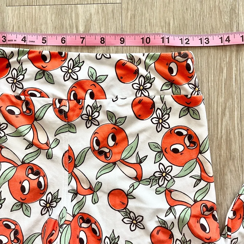 Disney Epcot Flower and Garden Festival 2020 Orange Bird Print Leggings Size XS - Image 7