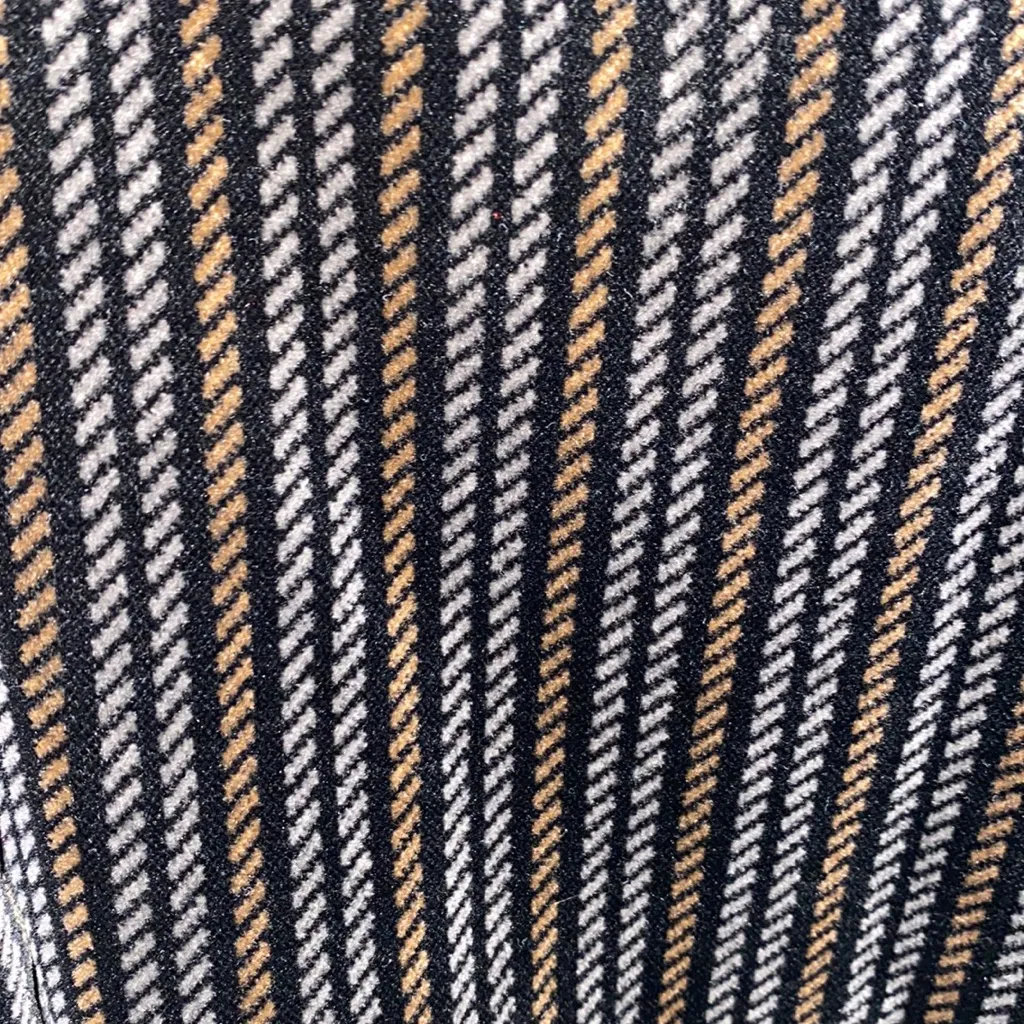 EUC Stirling Cooper Women’s Striped Bomber Blazer Jacket, Size 5/6 Black - Image 7