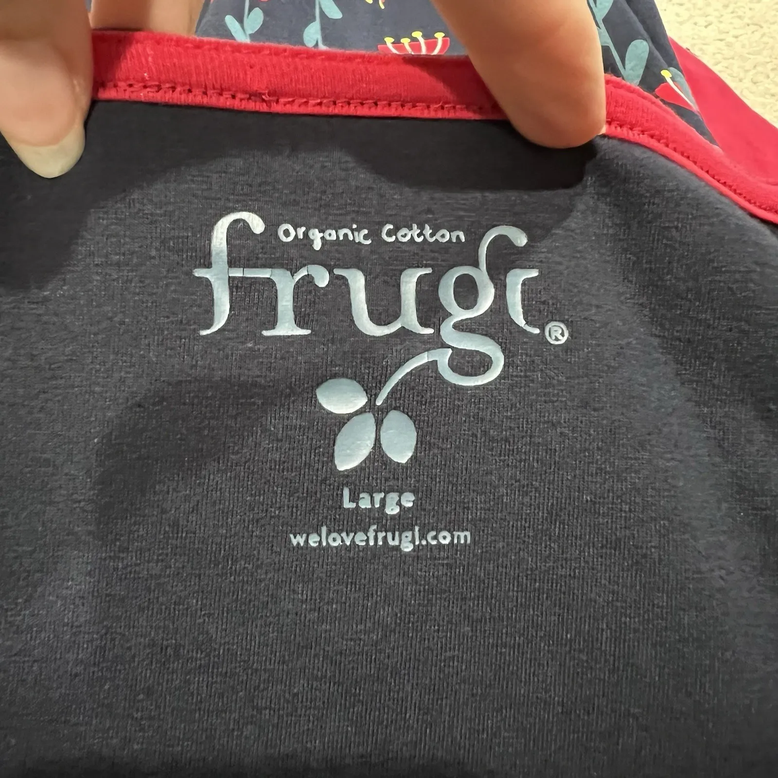 Frugi‎ Organic Cotton Dress Floral Print MIDI Boho Artsy Granola Cottagecore Size L - Image 6