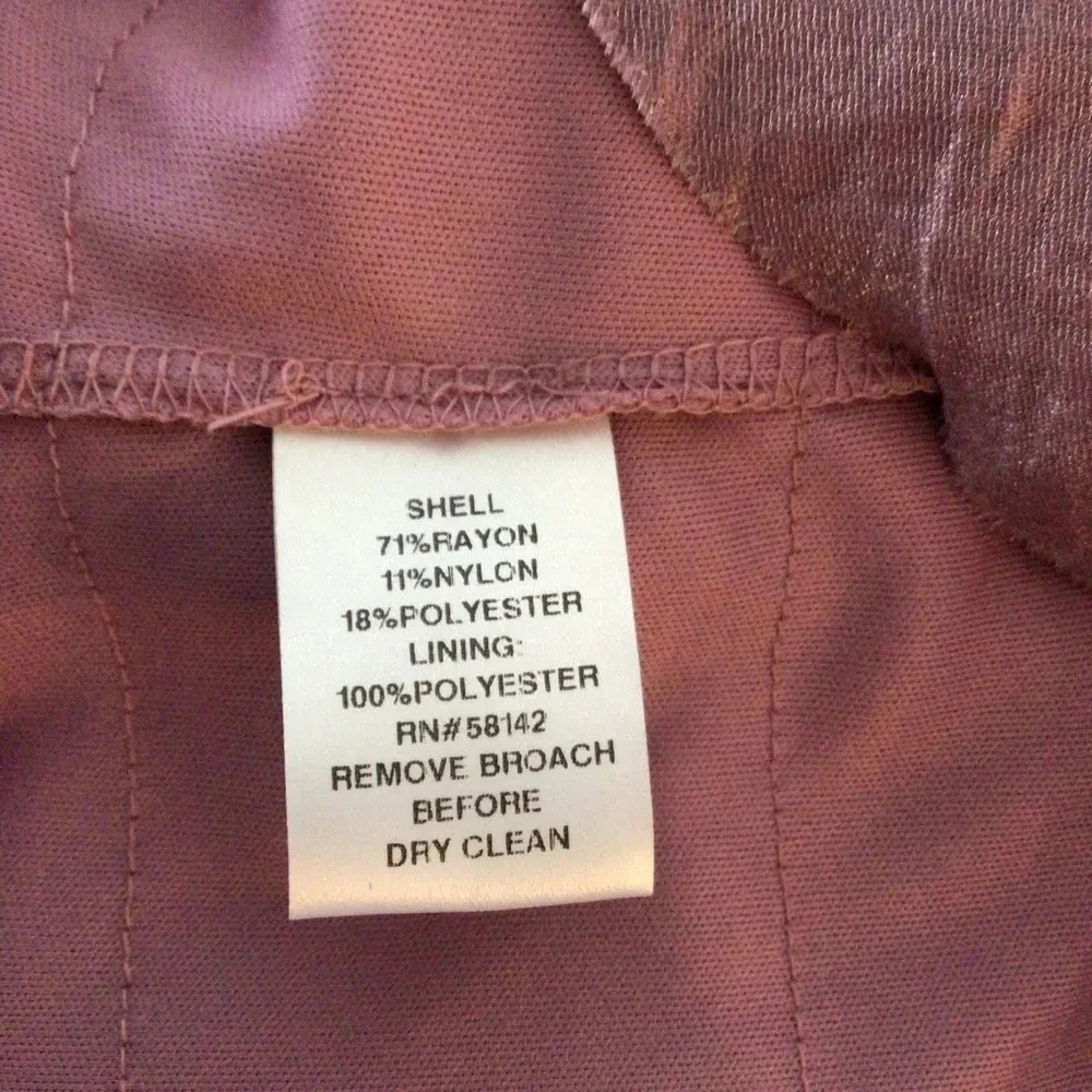 London Times Women’s Size 12 Cocktail Dress with Flower Broach Shimmery Tiered - Image 5