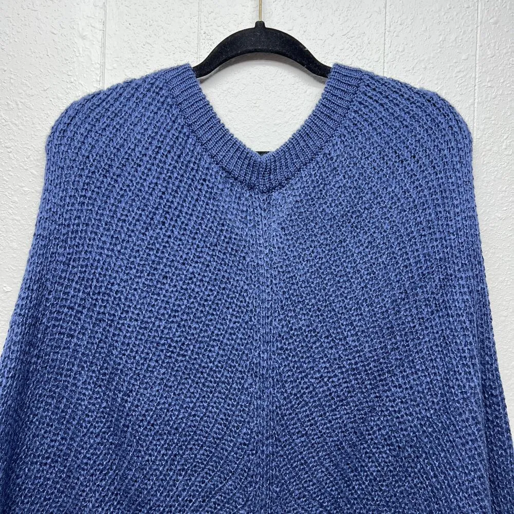 Vertigo Ribbed Balloon Sweater Womens Medium Lightweight Warm Cozy Long Length - Image 7