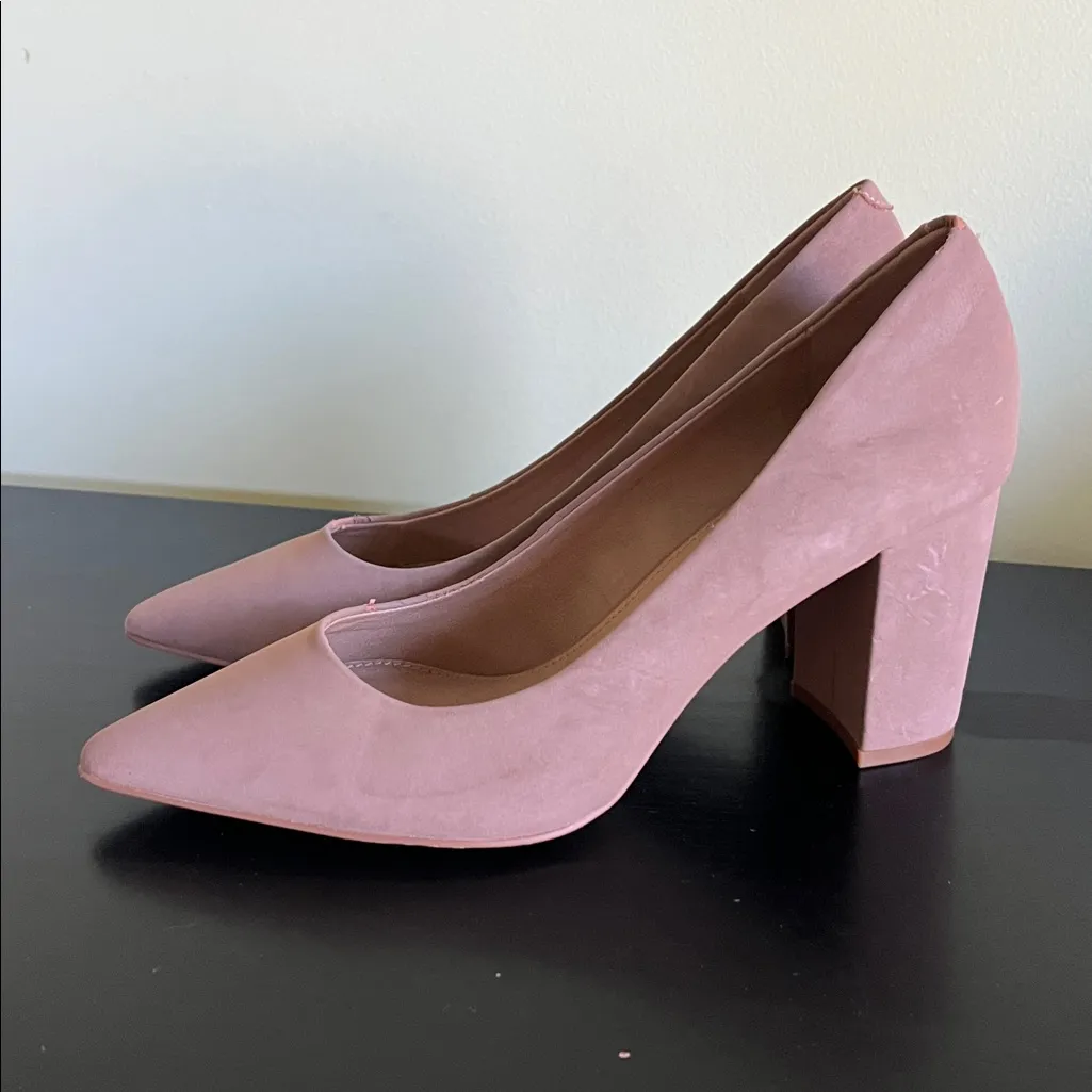 Steve Madden Arya Elegant Nude Block Heels - Image 4