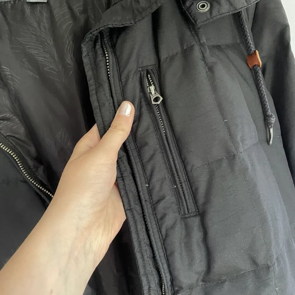 Eddie Bauer women's size XL black puffer winter coat warm comfortable pockets - Image 6