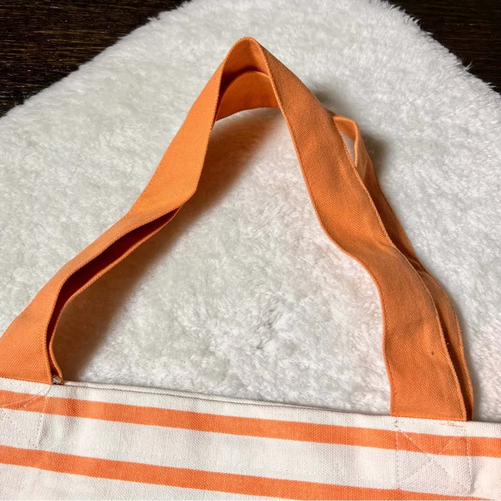 NWT LOFT Large “Weekend Vibes” Striped Tote Bag - Image 5