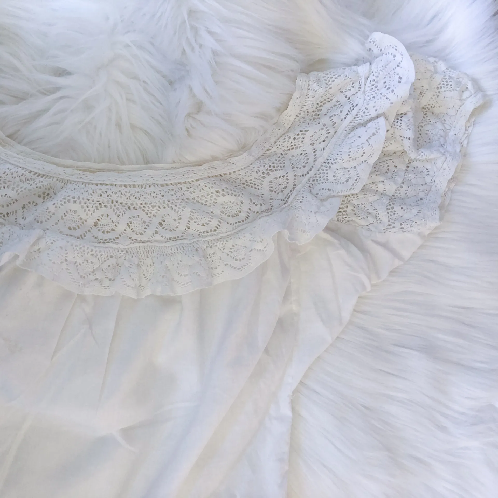 Perez Y Perez White Blouse Size XS - Image 3