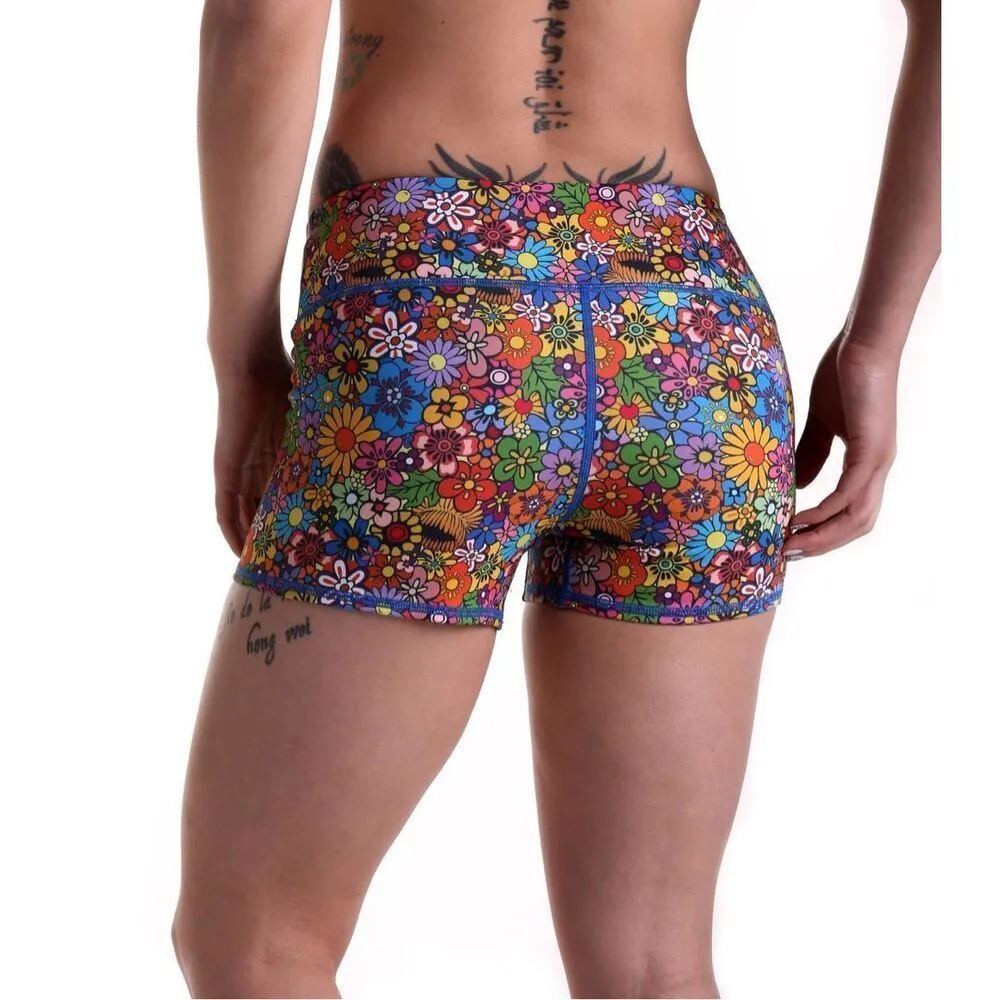 Tough Mode Women 3" Compression Booty Shorts - Image 2