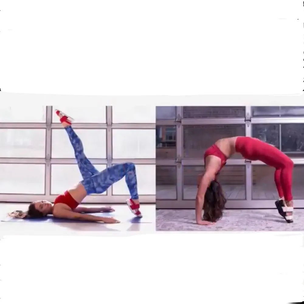 Figs by Figueroa Figulous Crinkled Patent Leather Flex Sandal in Rose Gold Pink Size 9.5 - Image 10