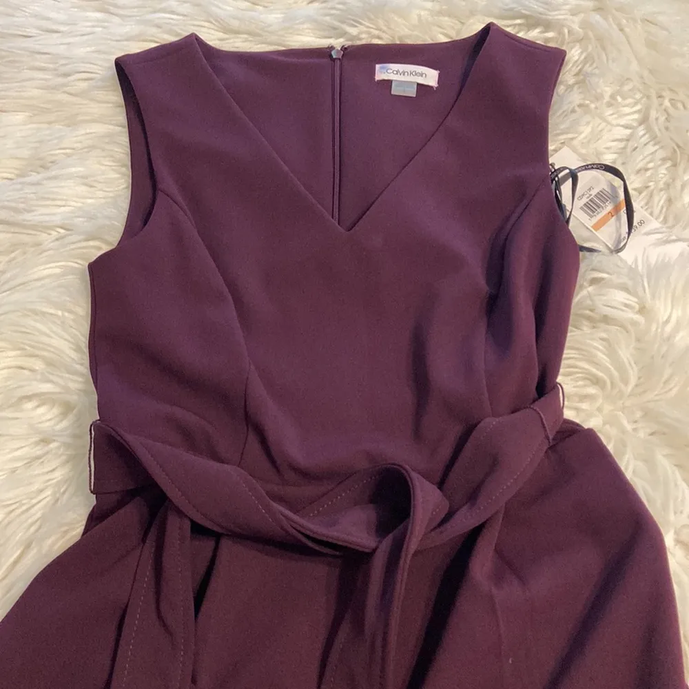 Calvin Klein Romper/Dress size 2 brand new with tag inseam 24” belt around waist - Image 10