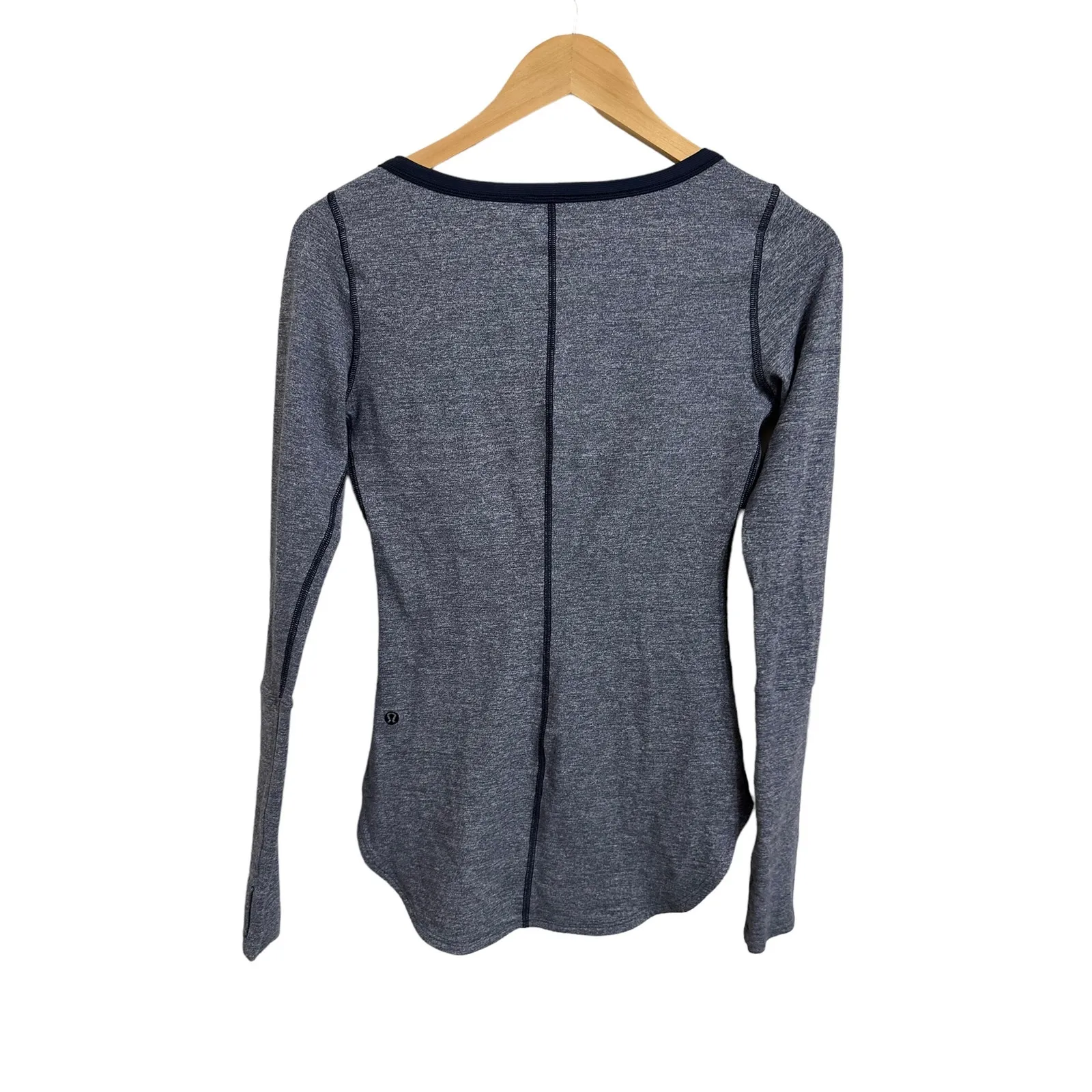 Lululemon Awesoma Henley‎ heathered blue size 4 - Image 6