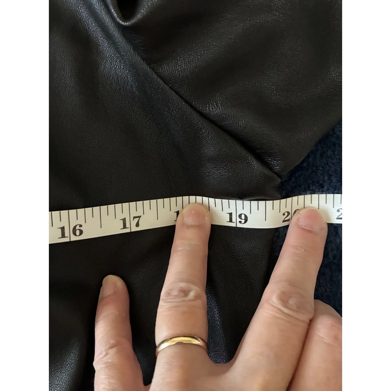 Morgan Taylor Faux Leather Wrap Women's Size 1X - Image 6