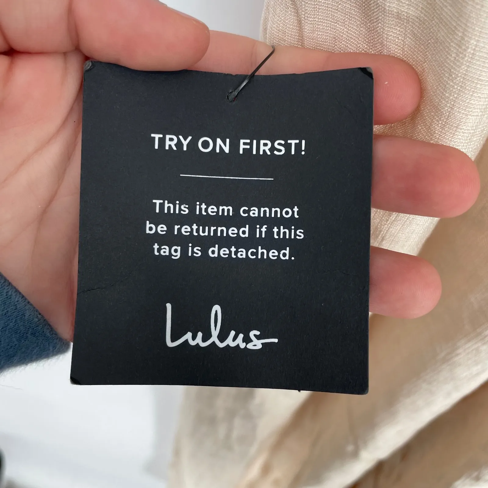 Lulus Crochet Knit Maxi Dress Cream Sleeveless Boho Beach Vacation XS - Image 3