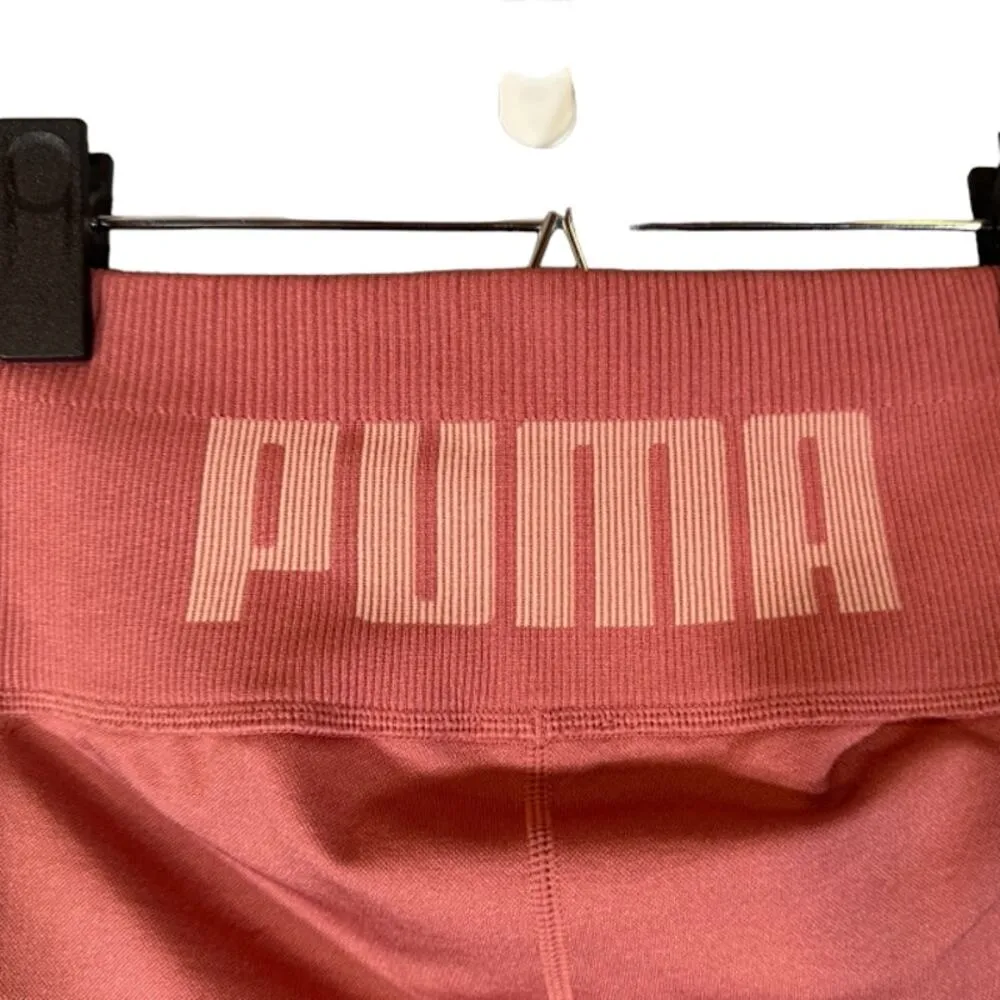 Puma Blush Pink Athletic Running Stretch Full Length Leggings Women Sz S - Image 6