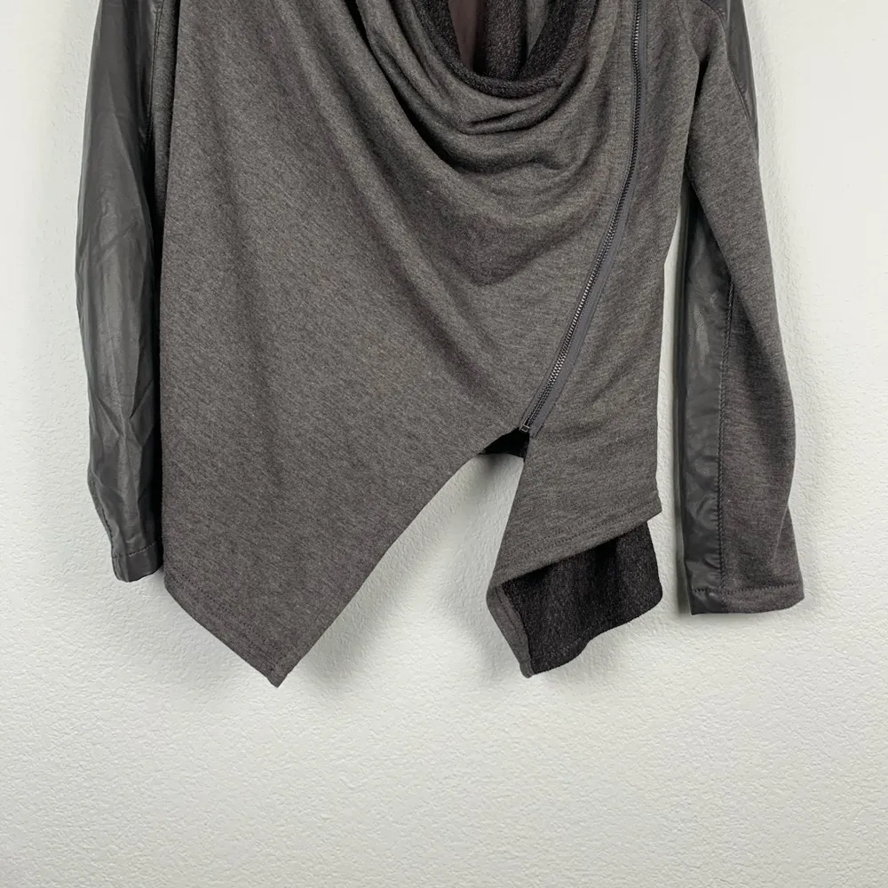 Blank NYC Draped Motto‎ Style Jacket Gray XS - Image 7