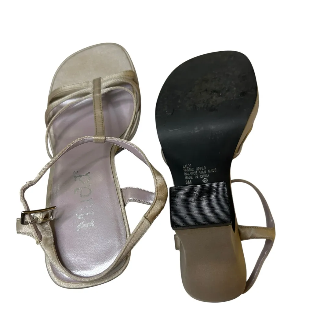 Vintage Mudd Lily Lavender Strappy Heels | Scalloped Heel size 8 • Y2K Bratz - Image 6