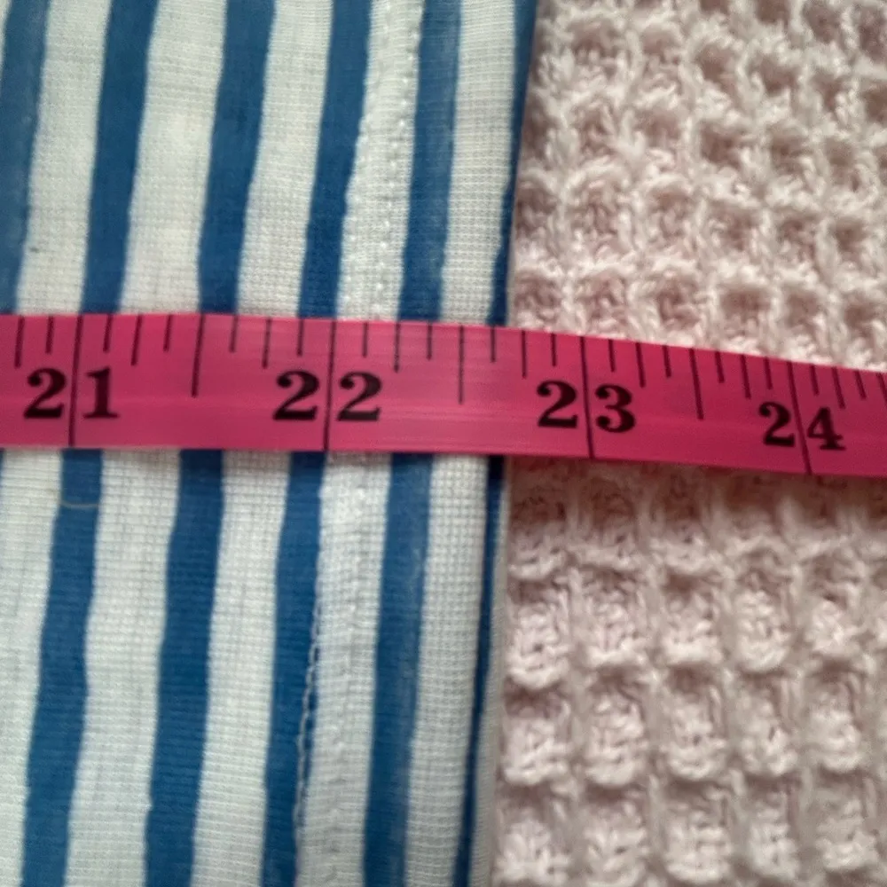 One World patriotic blue striped red vintage truck fireworks crewneck tee med - Image 9