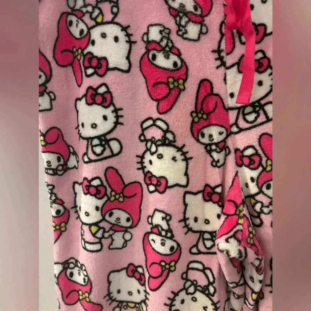 Hello Kitty Pajama Pants Size L NWT Pink - Image 2