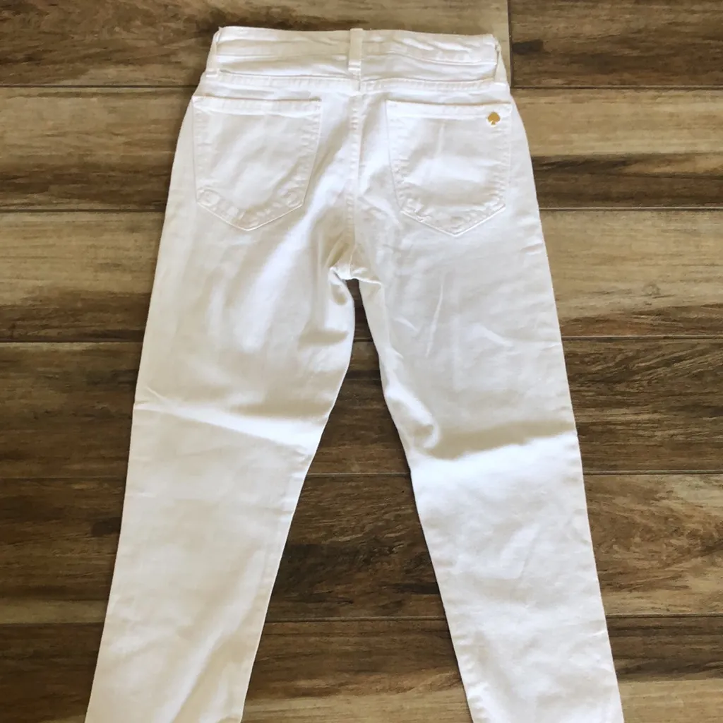 Kate spade white denim jeans - Image 4