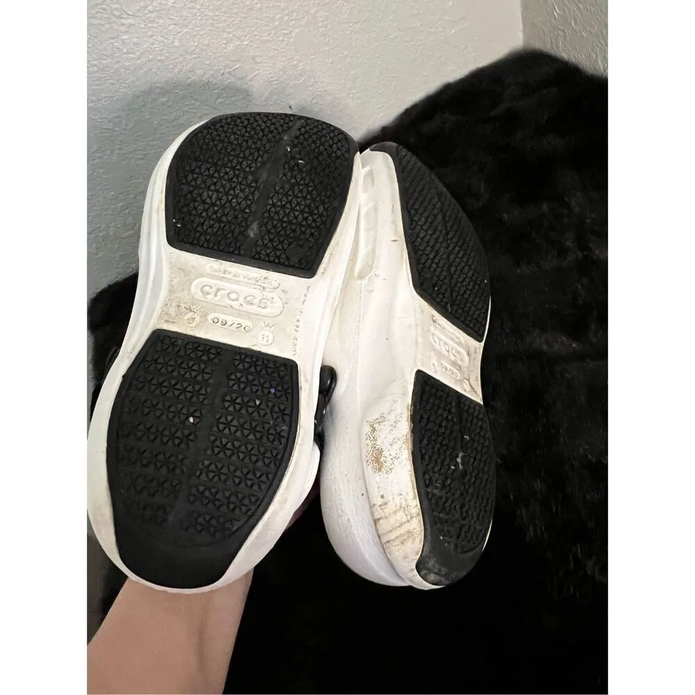 Crocs Unisex White Bistro Pro Literide Clog Sandals. Women - 11 Men- 9 - Image 5