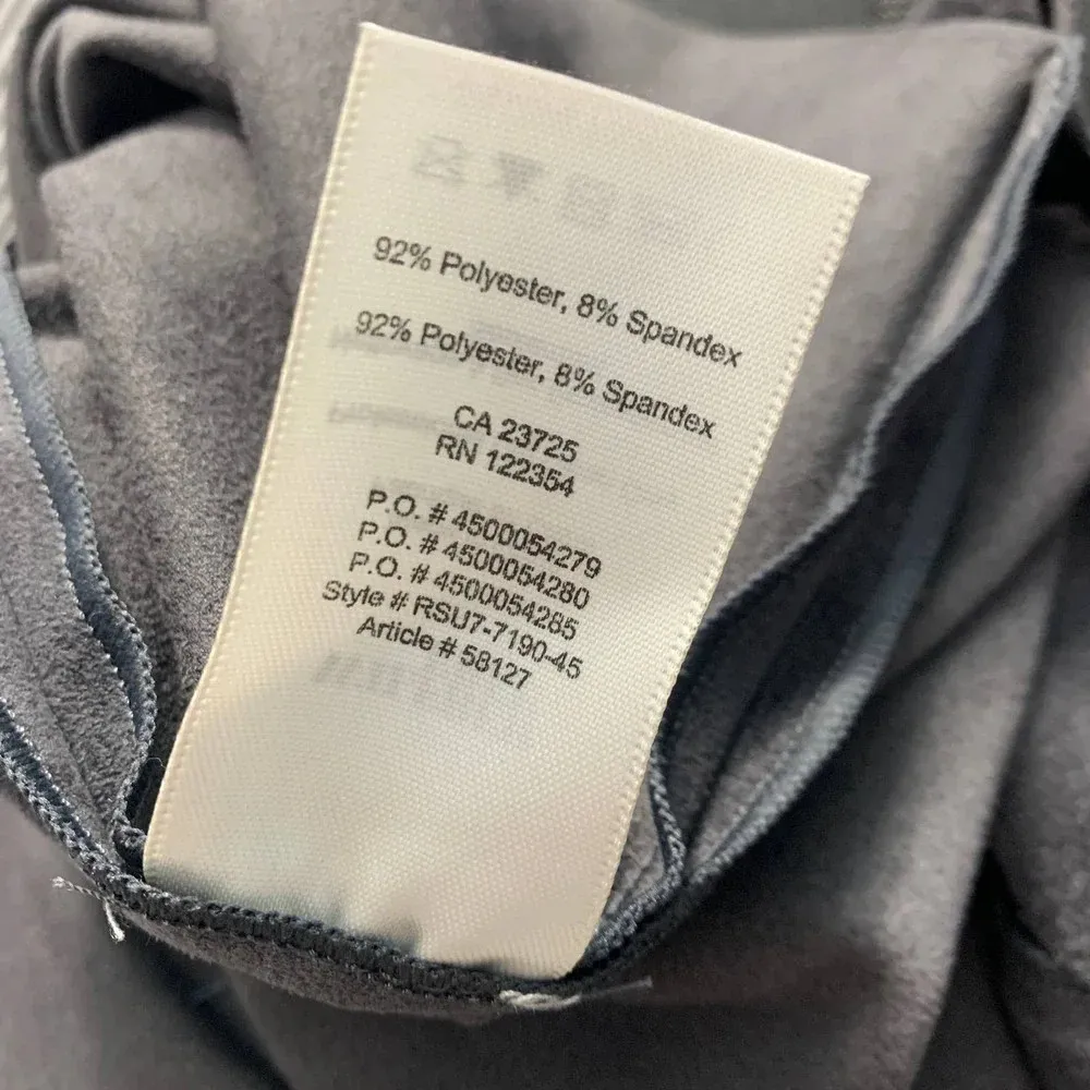 Aritzia Wilfred Free Lis Vegan Suede Pencil‎ Skirt in Gray Size US 2 - Image 13