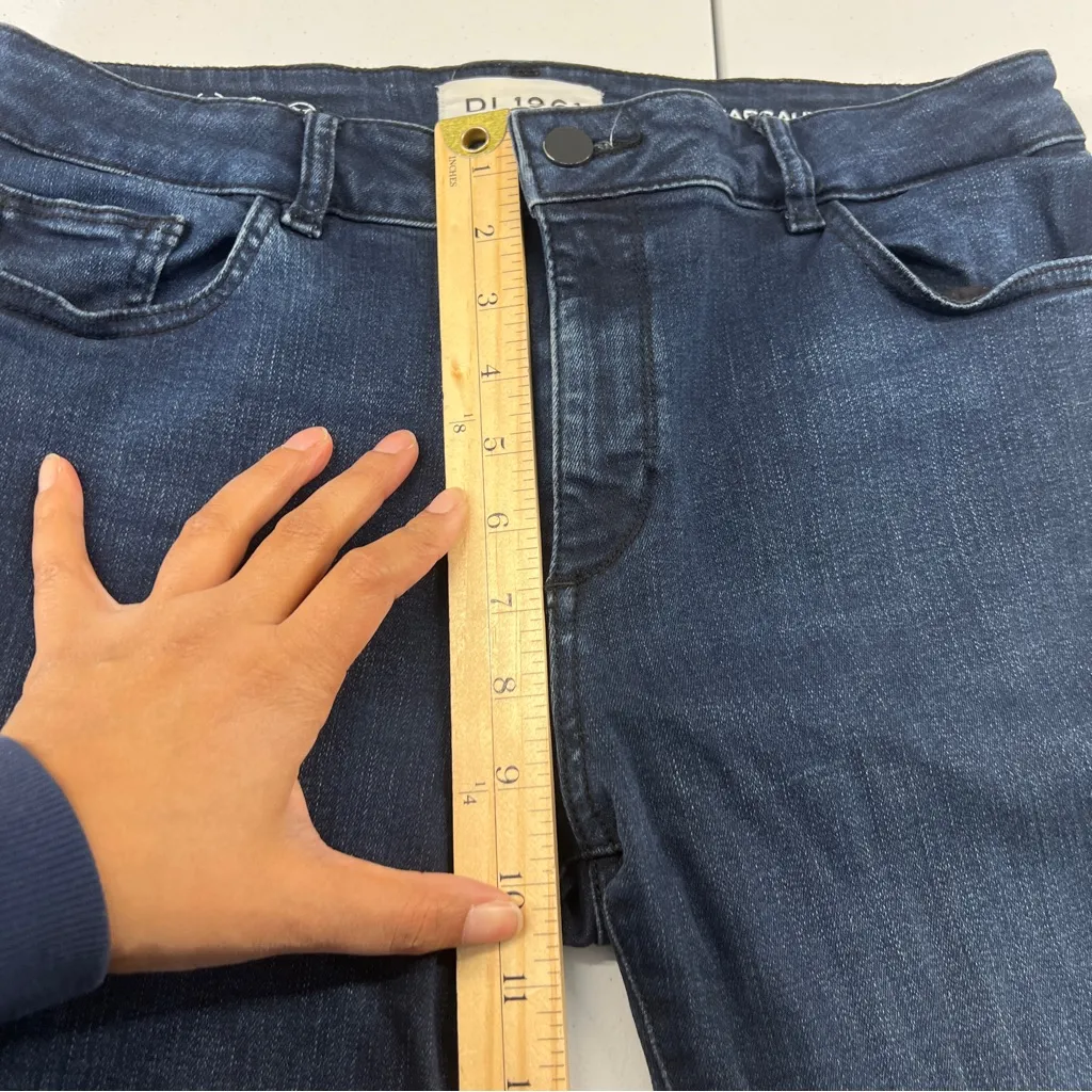 DL1961 Margaux Women's Dark Blue Denim Skinny Ankle Jeans Size 31 - Image 12