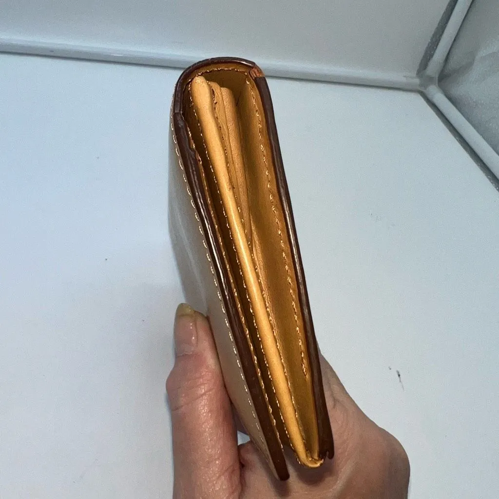 Paul‎ Smith Long Wallet Multi Stripes Luxury Leather Tan - Image 13