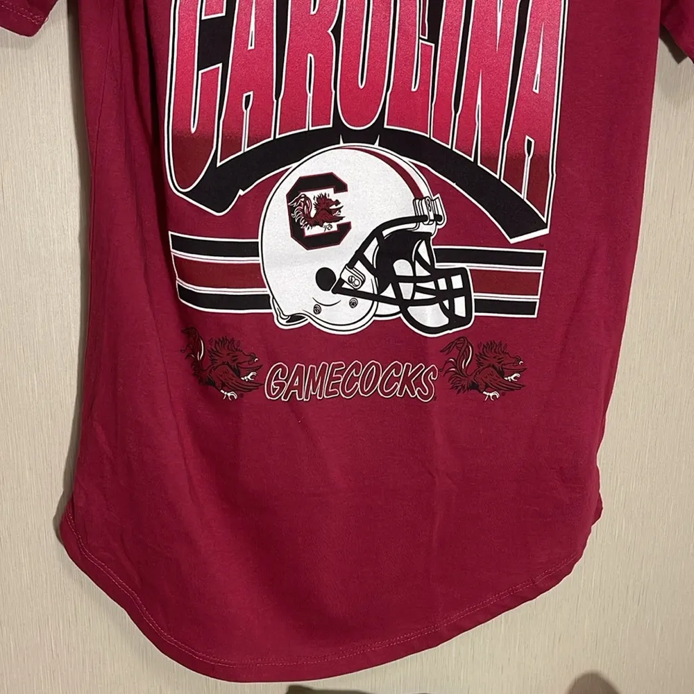 Pressbox T-Shirt Carolina gamecocks NWT tunic dress rounded hem gameday medium - Image 3