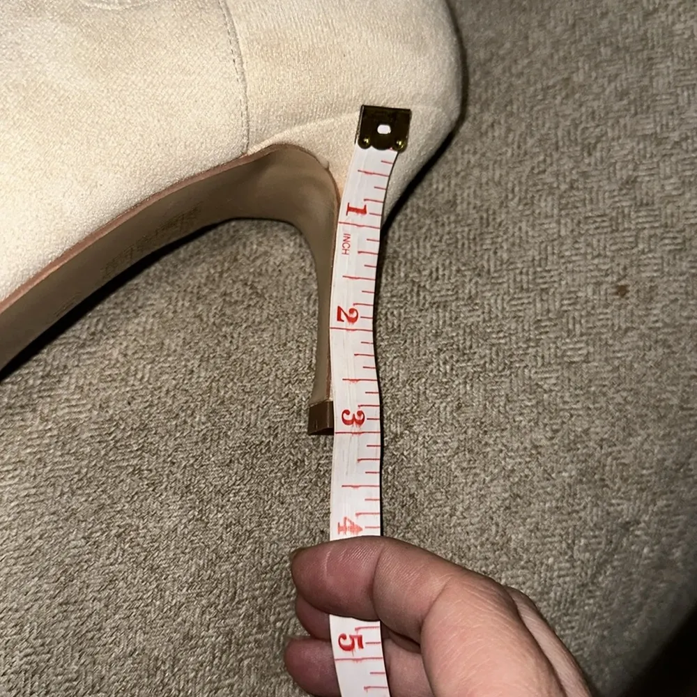 Journee Collection Ankle Bootie Ivory - Image 6