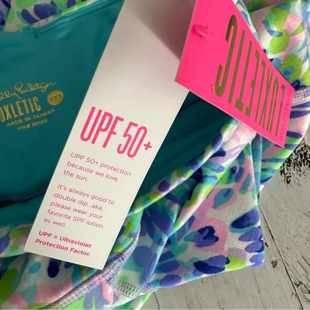 Lilly Pulitzer Weekender High Rise Cropped Legging Shell of a Party Size XXS - Image 8